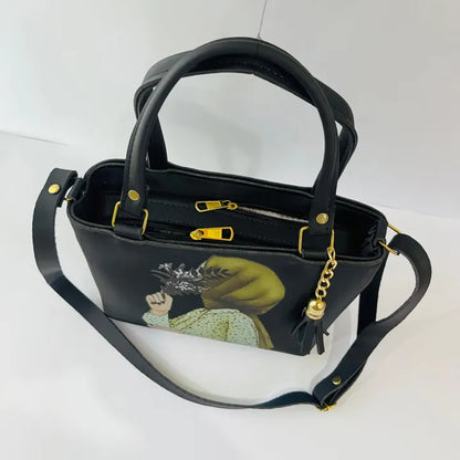 Catié Hijabi Girl Printed Handbag Premium Shoulder Bag