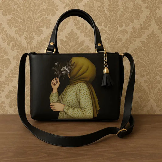 Catié Hijabi Girl Printed Handbag Premium Shoulder Bag